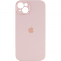 Чохол Silicone Full case with Camera Protection для iPhone 15 Light pink