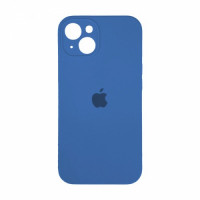 Чохол Silicone Full case with Camera Protection для iPhone 15 Pro Blue cobalt