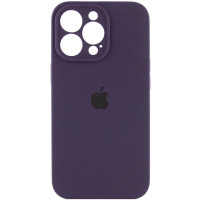 Чохол Silicone Full case with Camera Protection для iPhone 15 Pro Deep purple