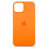 Чохол Silicone case MagSafe для iPhone 15 Pro Max Orange sorbet