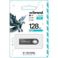 Флешка Wibrand USB 3.2 Gen1 Eagle 128GB Grey