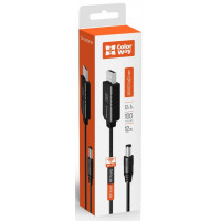 Кабель Colorway для роутера 12V (USB-DC 5.5х2.5mm) 1 м чорний
