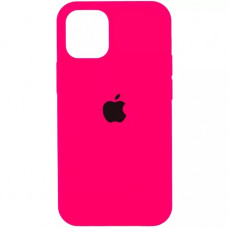 Чохол Silicone Case Full Protection для iPhone 11 Hot pink