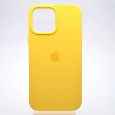 Чохол Silicone Case Full Protection для iPhone 13 Pro Canary yellow