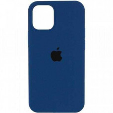 Чохол Silicone Case Full Protection для iPhone 12 Pro Max Navy blue