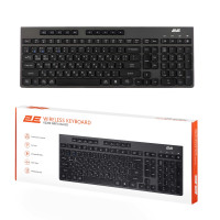 Клавіатура 2E KS280 WL silent, чорно-сіра 2E-KS280WBGR_UA