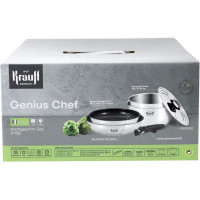 Набір посуду Krauf Genius Chef 6 пр. (26-303-016) з'ємна ручка, ун.кришка