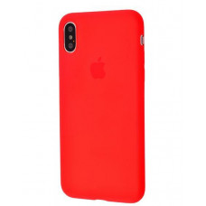 Чохол Silicone Case Full Protection iPhone X/Xs Red