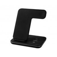 Зарядний пристрій бездротовий Gelius Pro Wireless Charger 3in1 15W GP-AWC01 Black